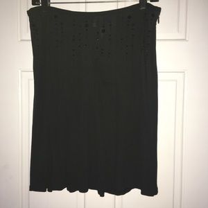 CityDKNY black sparkly flowy skirt, size 6